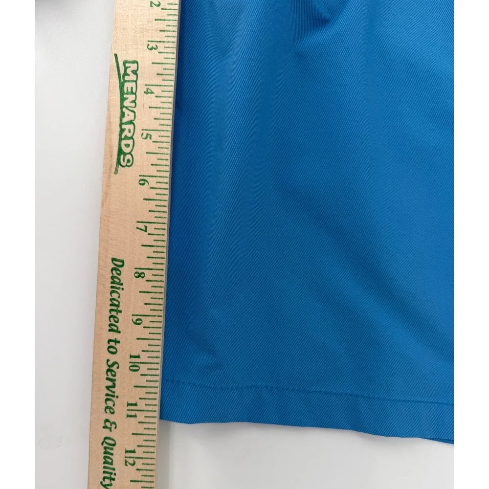 TravisMathew Beck Mens Blue Tech Golf Shorts Size 34 Stretch Performance 73706-0